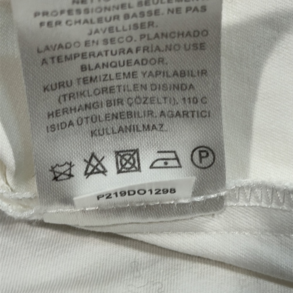 TIBI White Twill Shirt Dress EUC Size 6 - Picture 14 of 14